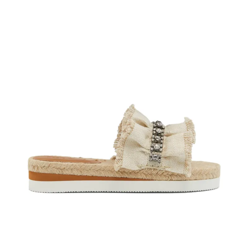 See By Chloe Slide Slippers Women's Beige-1