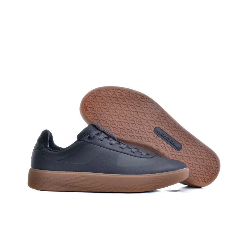 TREEPERI Coverage Slip Resistant And Abrasion Resistant Low Top Skateboard Shoes Unisex Dark Gray Brown-5