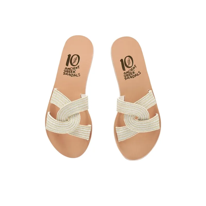 Ancient Greek Sandals Kentima Double-strap Slides-4