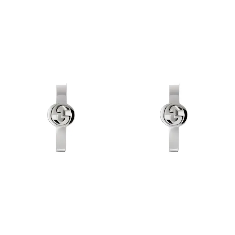 GUCCI 925 Sterling Silver Earrings Women's Silver-0