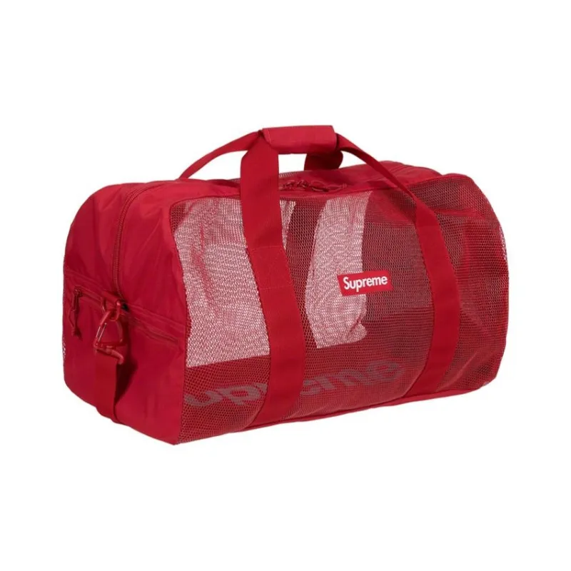 Supreme Spring/Summer 2020 Collection PVC Gym Bag Handbag Tubas Unisex Dark Red-1
