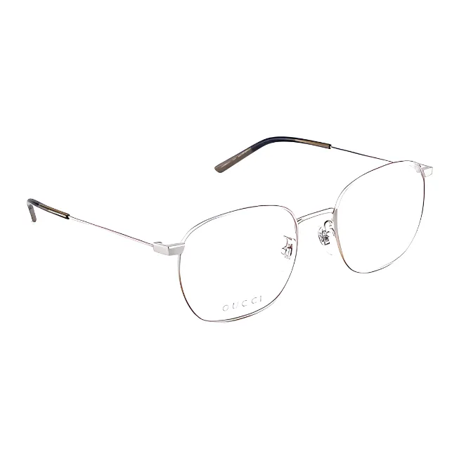 GUCCI Alloy Square Eyeglass Frames Unisex Multicolor-5