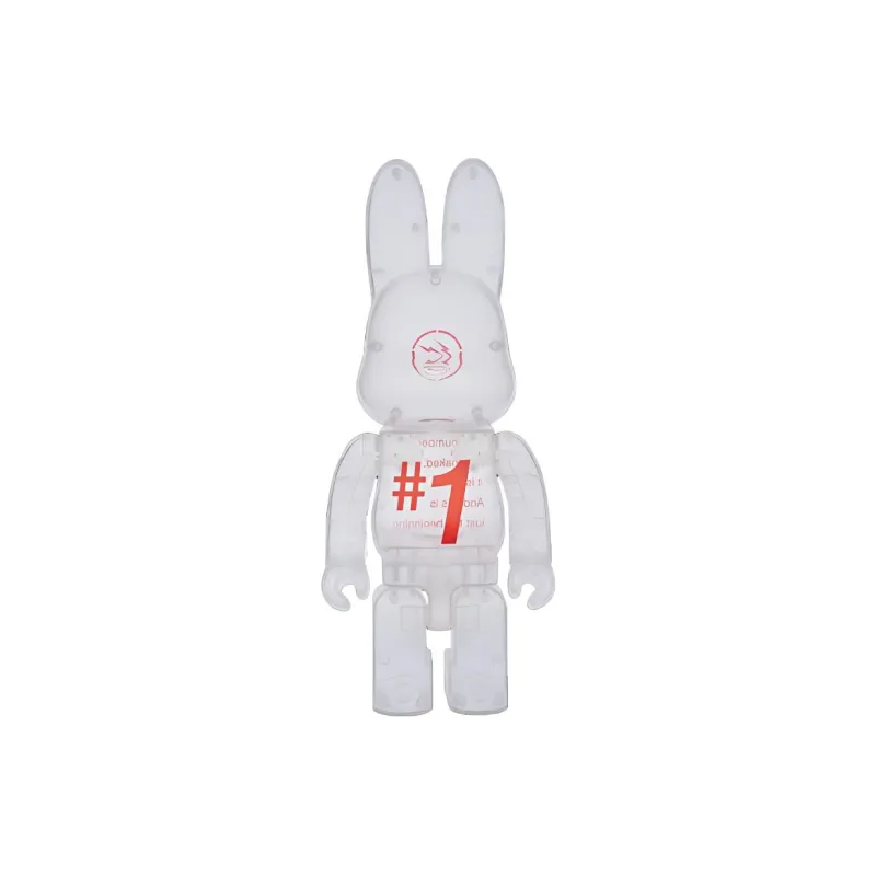 BE@RBRICK Rabbrick Fragment Clear Red-0