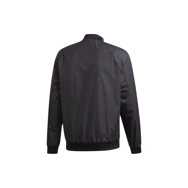 Adidas MUFC K Way Anthem Jkt Jackets Coats Men's Black Gray Color-1