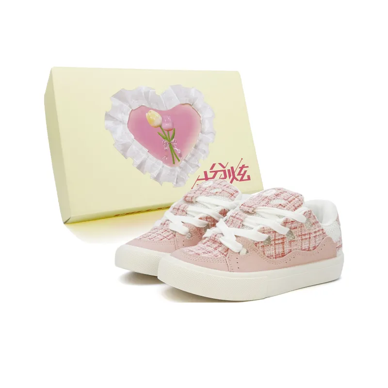 FULLXUAN Niche Cute Little Cat Students' Party Versatile Low-Top Skateboard Shoes Women's-5