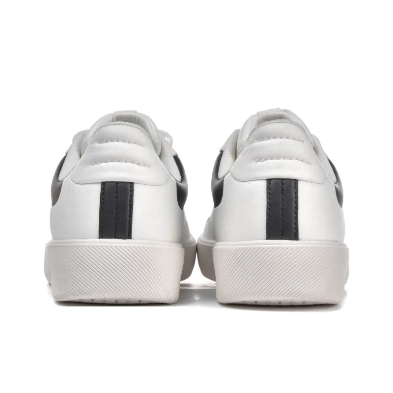 TREEPERI Coverage Slip Resistant, Abrasion Resistant, Balance, Lightweight Low Top Skateboard Shoes Unisex White Black-3