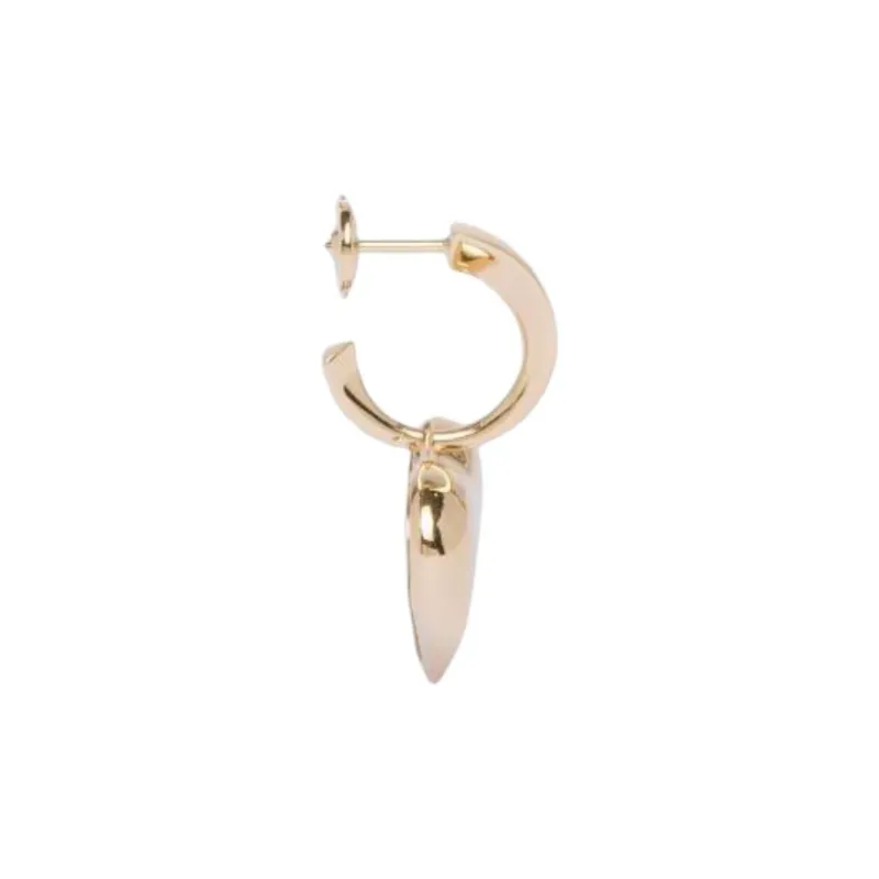 PRADA 18K Gold Earrings Women's Rose Gold-2