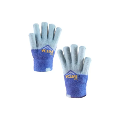 361° Polyamide, Elastane Knit Gloves Kids' Blue