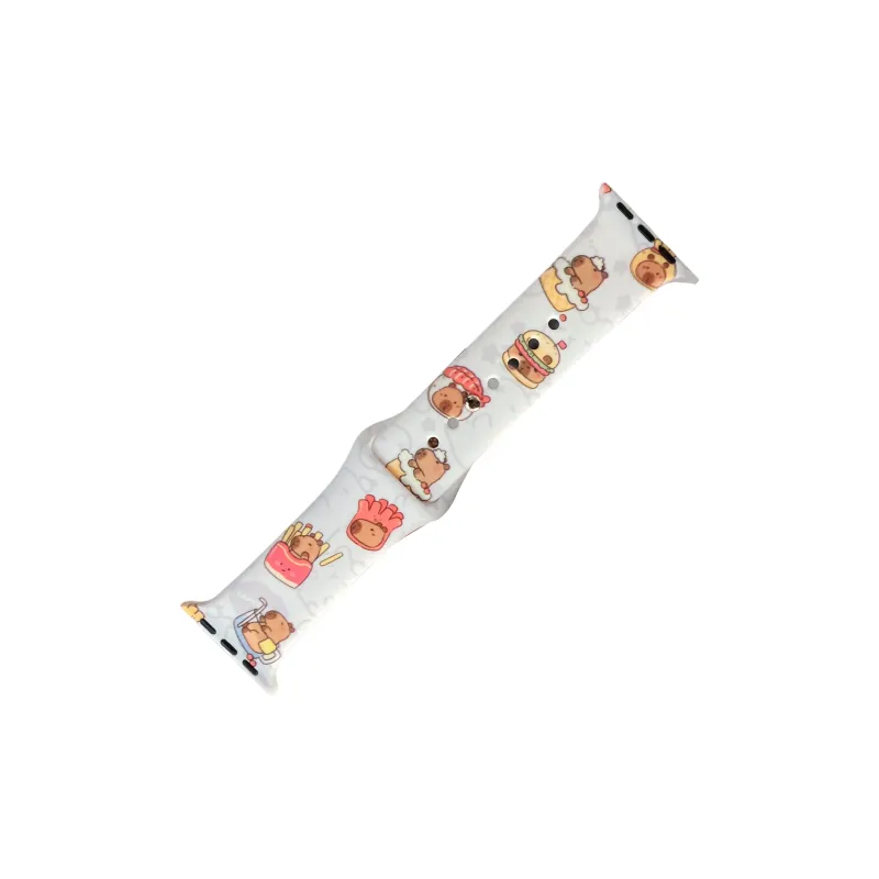 NCFCK Watch Band Apple Compatibility Silicone Material-4