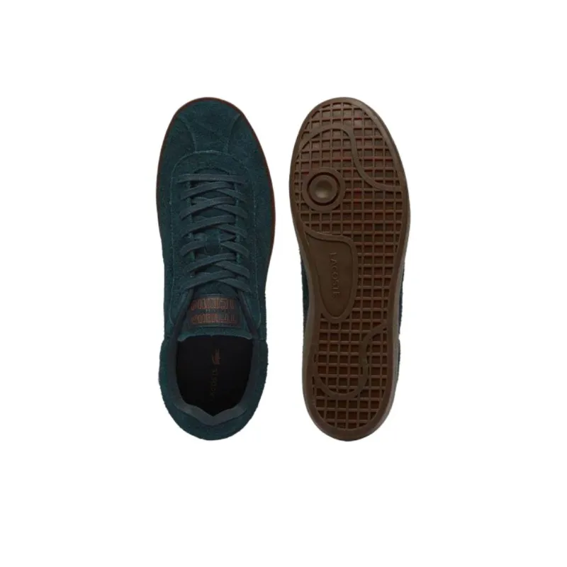 LACOSTE Baseshot Low Top Skateboard Shoes Men's Dark Green-4