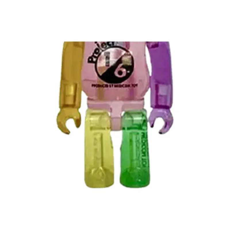 BE@RBRICK Project 1/6 JELLYBEAN Jelly Rainbow 2 Pack Set 100% Hang Tag Box 100%-4