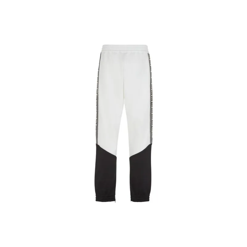 FENDI Color Blocked Jersey Pants-1