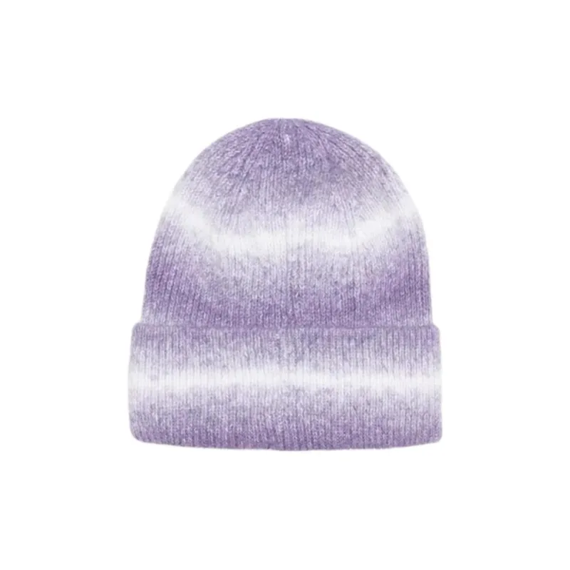 Stussy Polyester Beanies Unisex Purple-1