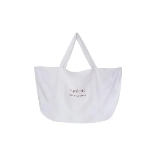 P.palette Linen Handbag Women's White