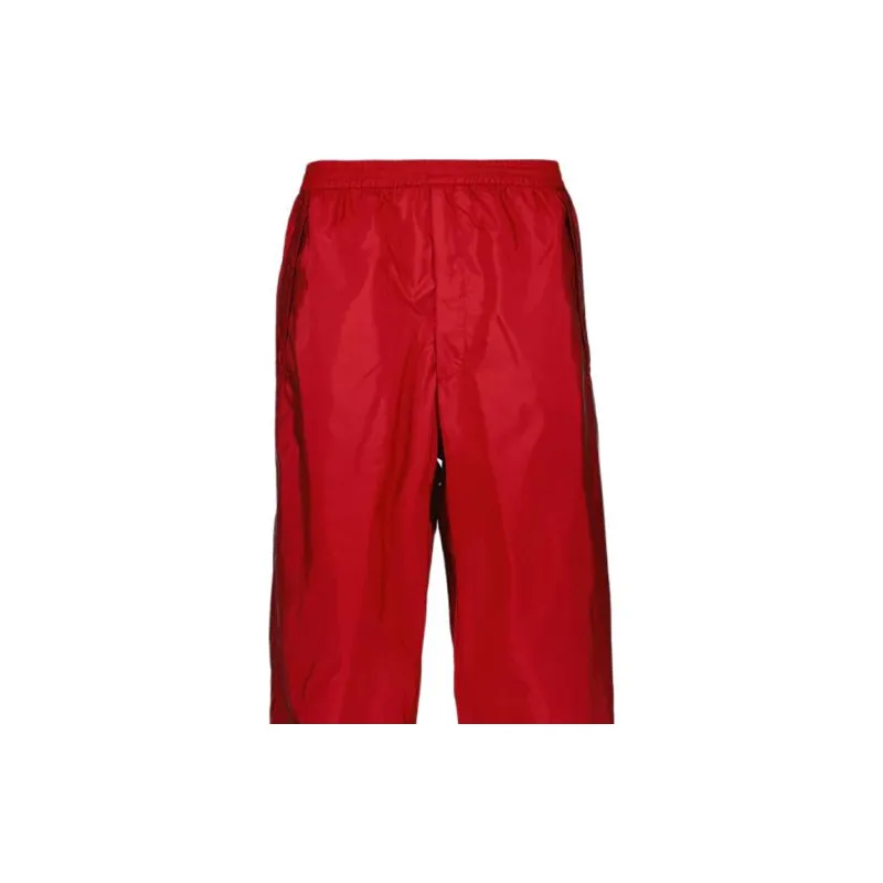 PRADA Re Nylon Logo Plaque Track Pants-2