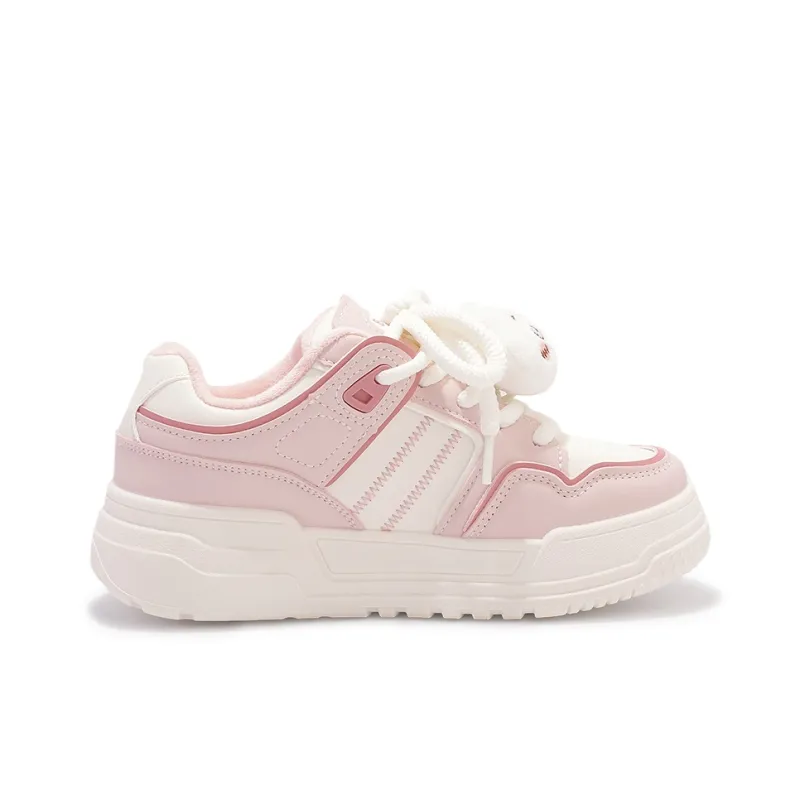 Shen Linsen Cushioning, Slip Resistant, And Abrasion Resistant Low Top Casual Shoes Women's Pink-1