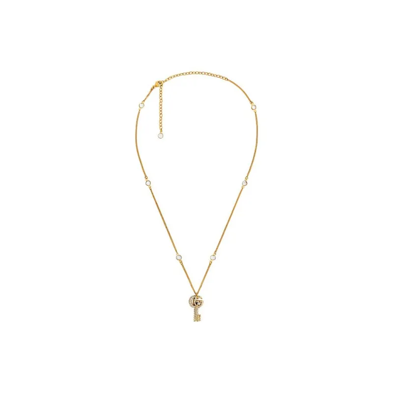 GUCCI Classic Double G Necklace Collection Necklaces Women's-1