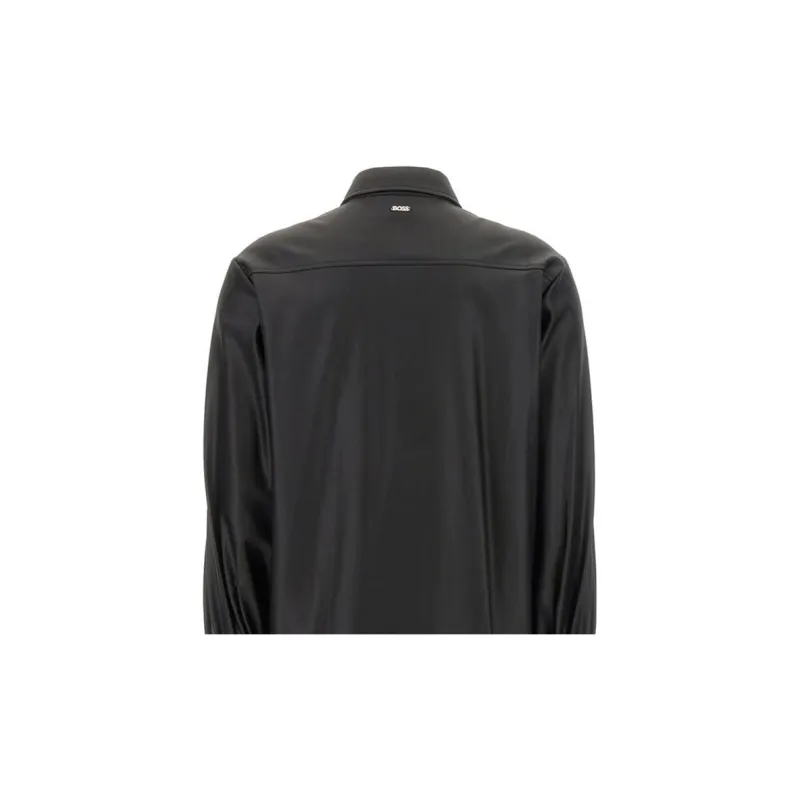 HUGO BOSS Long Sleeved Concealed Button Shirt-5