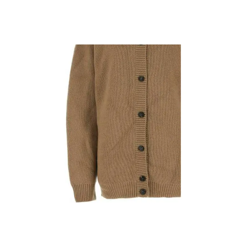 PRADA Prad Buttoned Knitted Cardigan-3