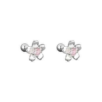 GIFT&CO 999 Fine Silver Stud Earrings Women's