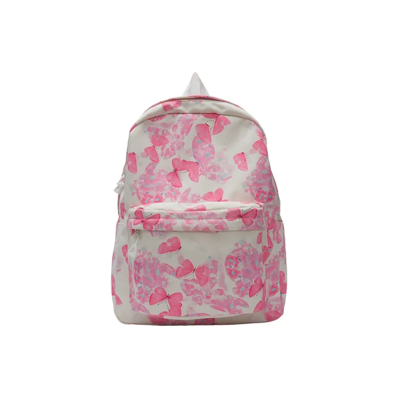Moonshine Nylon Backpack Large Size Women's Green/Blue/Pink-4