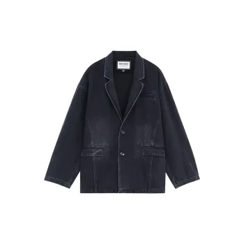 Bodydream Denim Jackets Unisex Washed Black