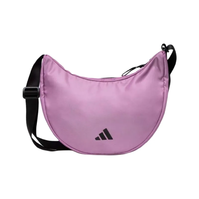 Adidas Polyamide Shoulder Bag Small Size Unisex Purple & Black-1