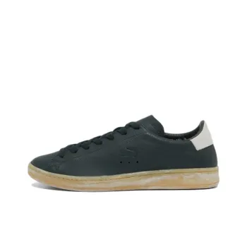 LACOSTE Carnaby Set Slip Resistant Low Top Skateboard Shoes Men's Dark Green