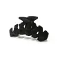 Wave Pattern Gray Plaid Claw Clip