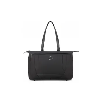 DELSEY Polyester Nylon Blend Handbag Regular Unisex Black