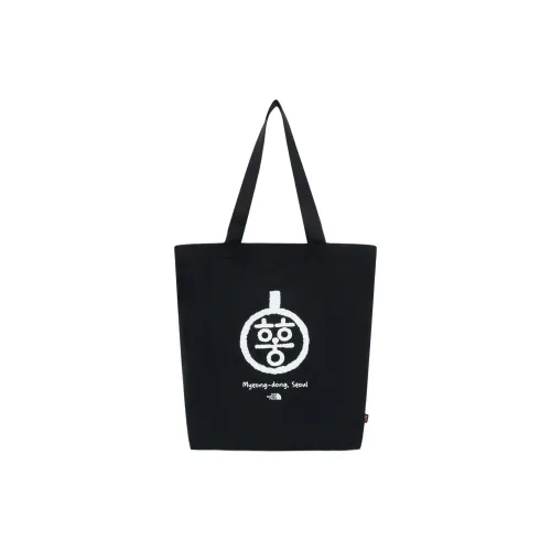 THE NORTH FACE Cotton Tote Bag Shopping Bag Handbag Shoulder Bag Regular Unisex Pitch Black