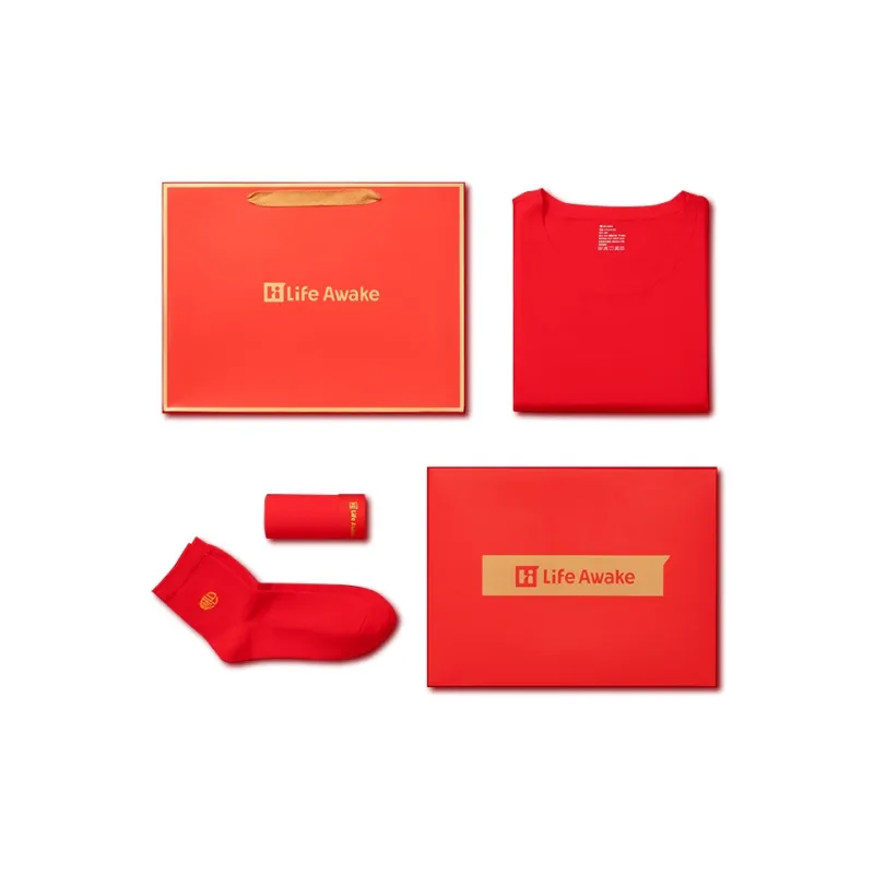 HLA Thermal Set Unisex Gift Box Set Red-1