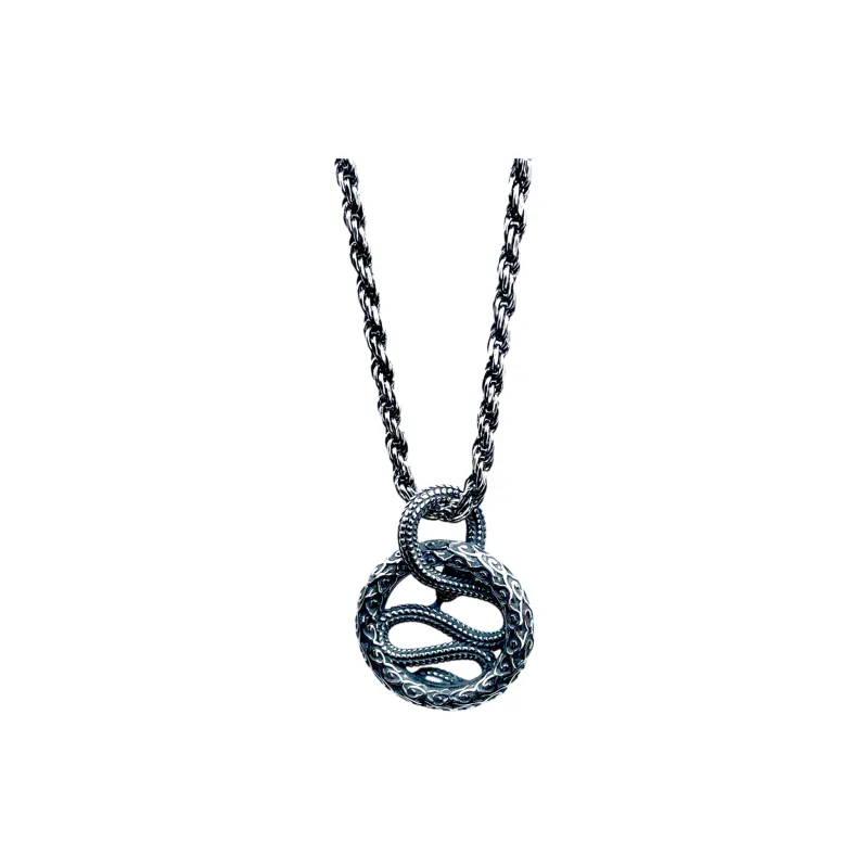 SHIYI N CIFANG 925 Sterling Silver Necklaces Unisex-4