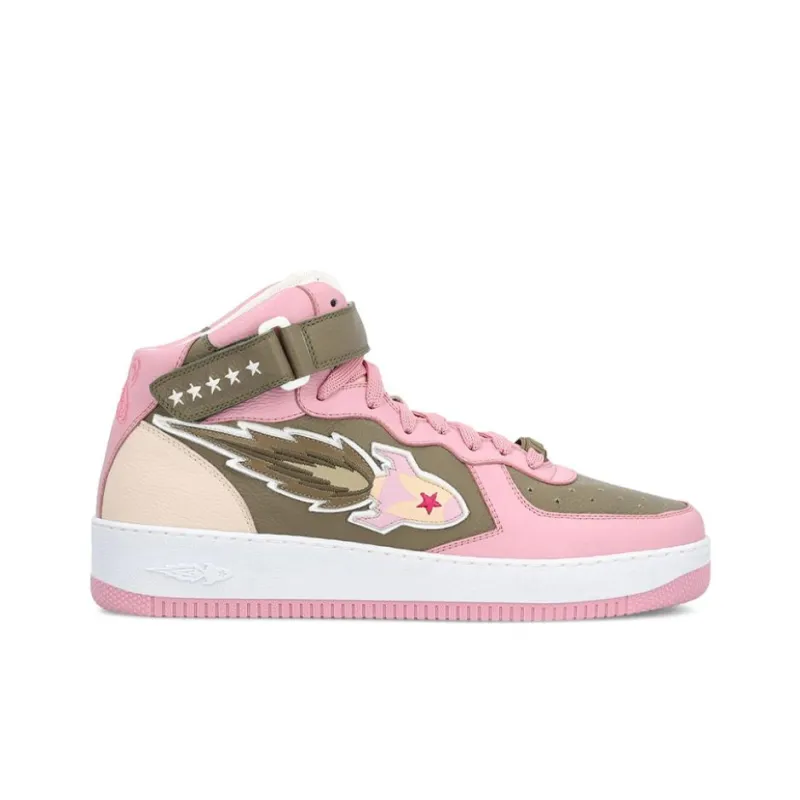 ENTERPRISE JAPAN Skateboard Shoes Women's Mid Top Pink-1