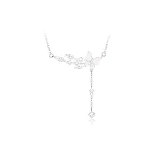 PRETTY DIARY S925 Silver Necklaces Women's