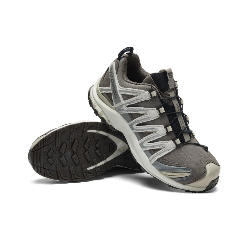 SALOMON XA PRO 3D Anti-Slip Wear-Resistant Low-Top Running Shoes Unisex Taupe Light Green Apricot-5