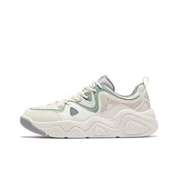 Erke Battery Panda 4.0 Durable Breathable Low Top Skateboard Shoes Men's Microcrystal White Jade Green