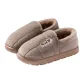 Brown-8818 Pack Heel Insulated Shoes