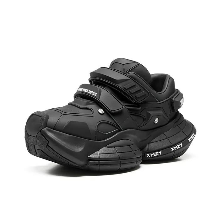 XMZY Interstellar Frisbee Series Stellar Core Hunter Wear-Resistant Height Increasing Low-Top Chunky Sneakers Unisex-1