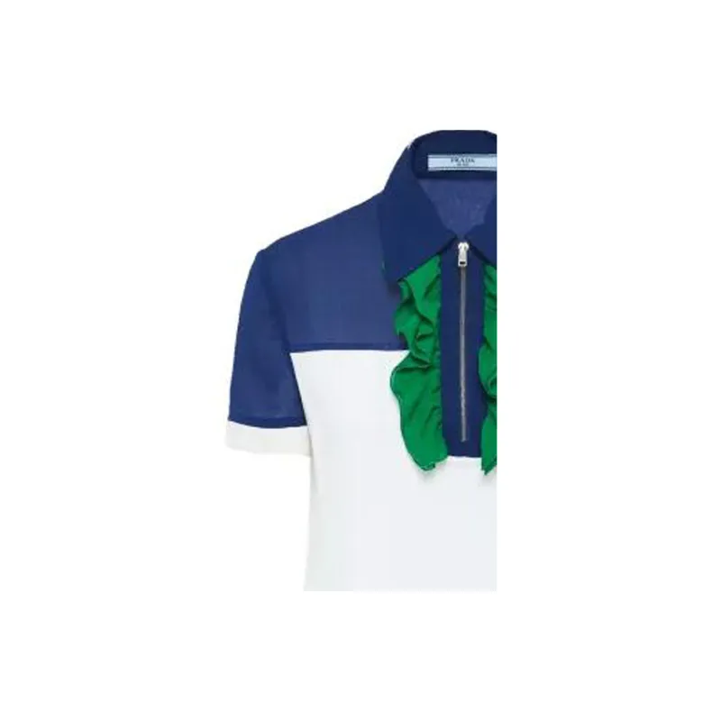 PRADA Polo Shirts Women's Ink Blue-2
