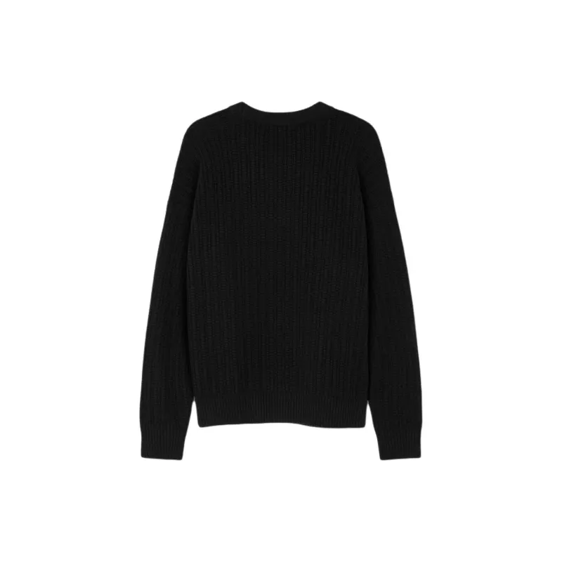 VERSACE Medusa Crewneck Cable Knitted Jumper-1