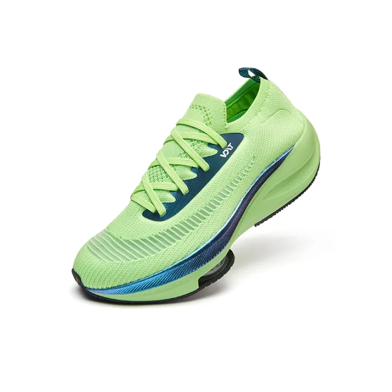 VOIT Breathable, Impact Resistant, Lightweight Low Top Air Cushion Marathon Running Shoes Unisex Light Green-2