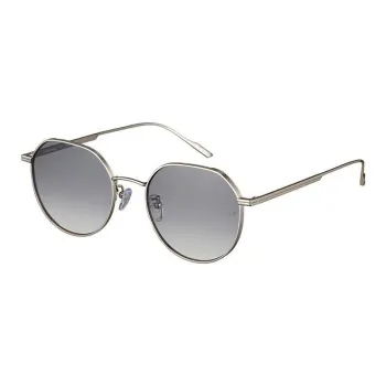 VERA WANG Titanium Round Sunglasses Unisex Silver