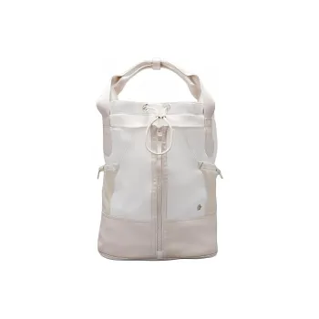 Lululemon Waterproof Fabric Tennis Bag Handbag Regular Women's Ecru
