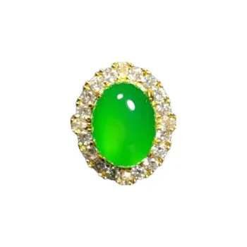 JUNWEN Chalcedony Rings Women's