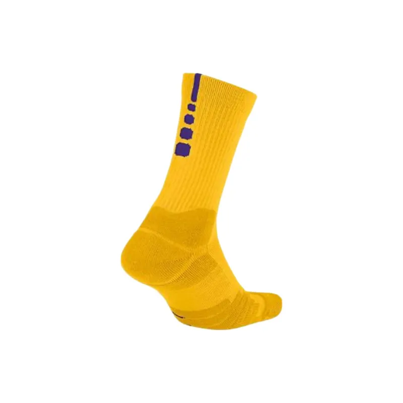 Nike x NBA Basketball Socks Unisex 1 Pack Yellow-1