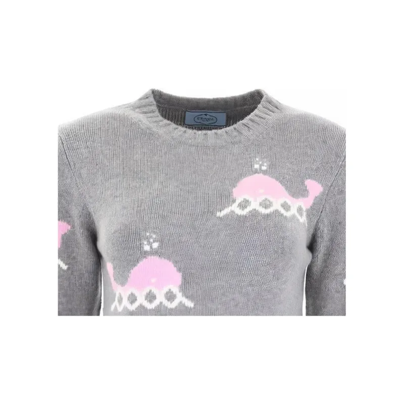 PRADA Sweaters Women's Gray-4