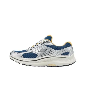 Skechers MEN'S GO Cushioning Low Top Running Shoes Men's Navy