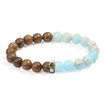 Ryukyu Green Sandalwood Bracelets Unisex