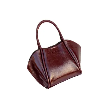 LARTIGENT Waxed Cow Leather Tote Bag Shopping Bag Crossbody One Shoulder Handbags Regular Women's Multicolor